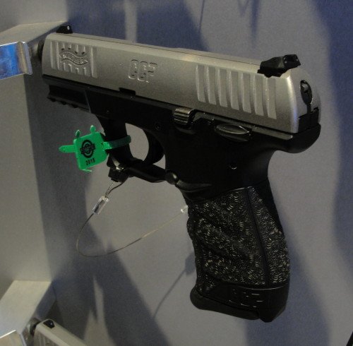 The Walther CCP with stainless steel slide.