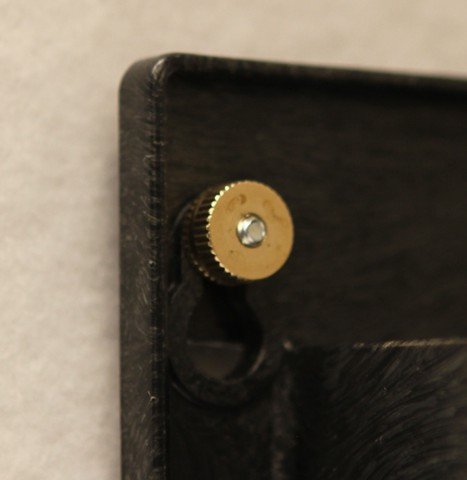 The screw-in system stays relatively flush to the front side of the Mag Holder.