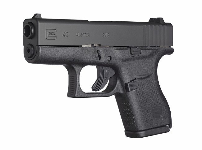 The new Glock 43. A sub-compact, single stack 9mm.