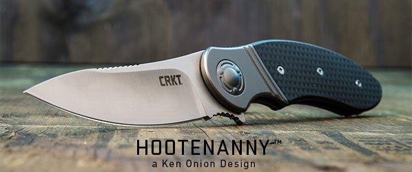 The new CRKT Hootenanny by Ken Onion.