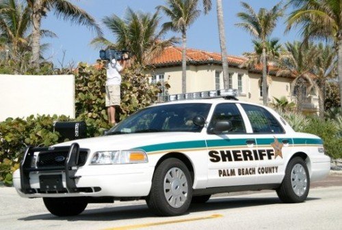 A Palm Beach County, Florida Sheriff's cruiser. (Photo by PBSO)