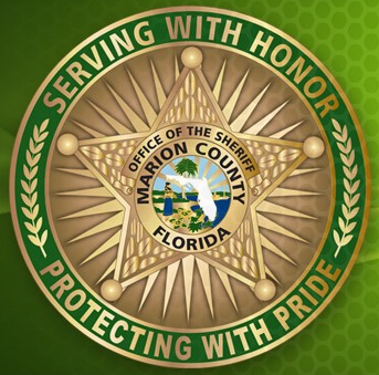 The Seal of the Marion County, FL Sheriff's Office.