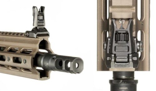 The Magpul MBUS Pro enhanced front sight post offers precision and standard sight widths.