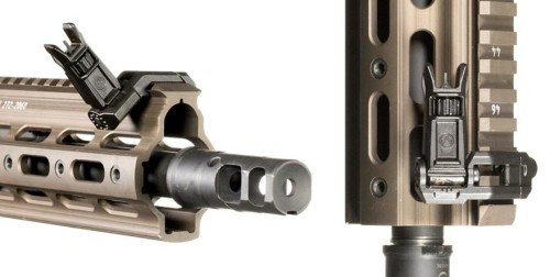 The new Enhanced Front Sight Post can also be used on the MBUS Pro offset sights.