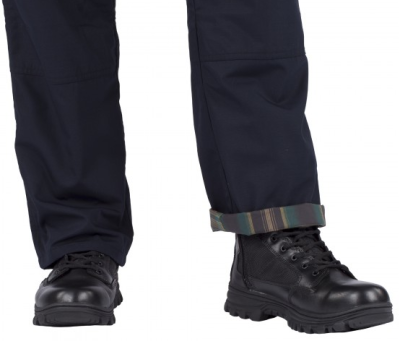 The 5.11 Taclite Flannel pants can be worn as normal, or with trendy cuffs.