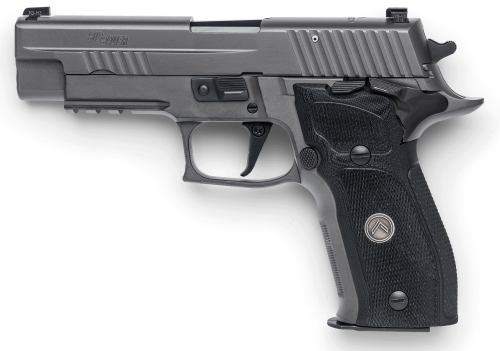 The Sig Sauer P226 SAO is the largest handgun in the series.