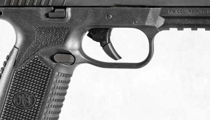 trigger detail on FN 509 pistol