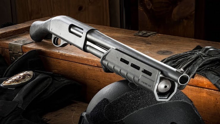 Remington's New Model 870 TAC 14 Shotgun - Blue Sheepdog